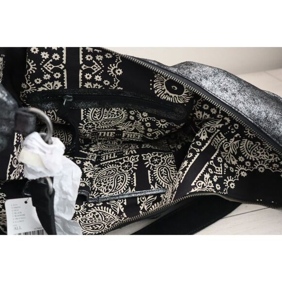 We The Free x Free People OB1676413 Black Metallic Sparta Sling Bag - Picture 3 of 16